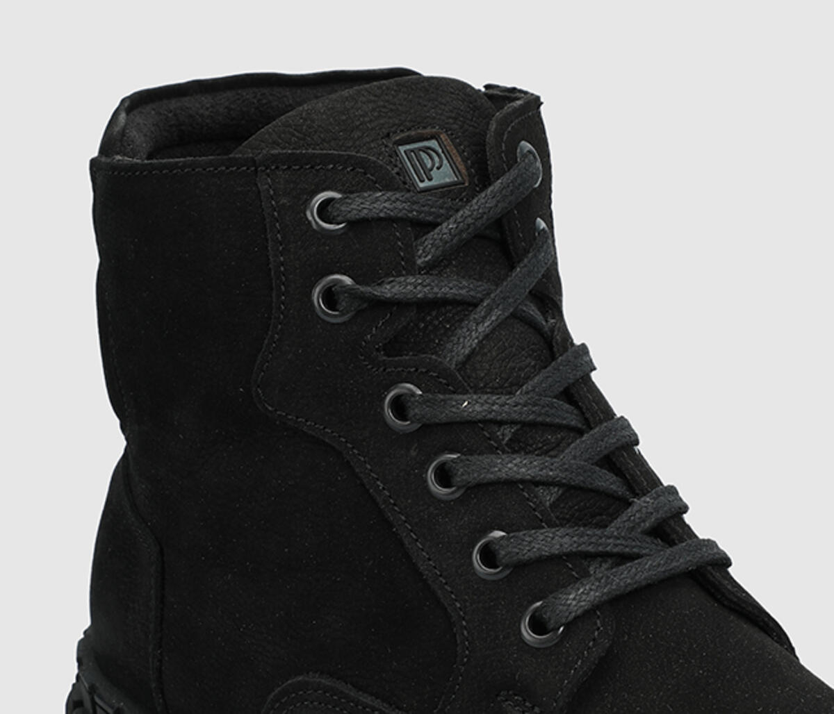 Siyah Deri Erkek Bot