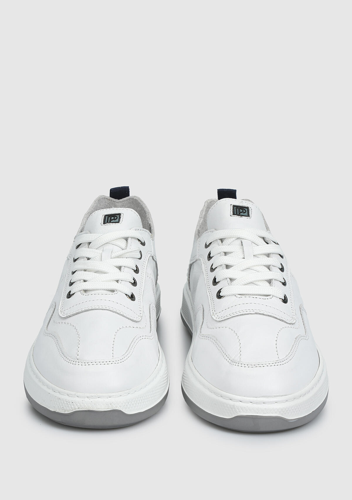 Beyaz Deri Erkek Sneaker