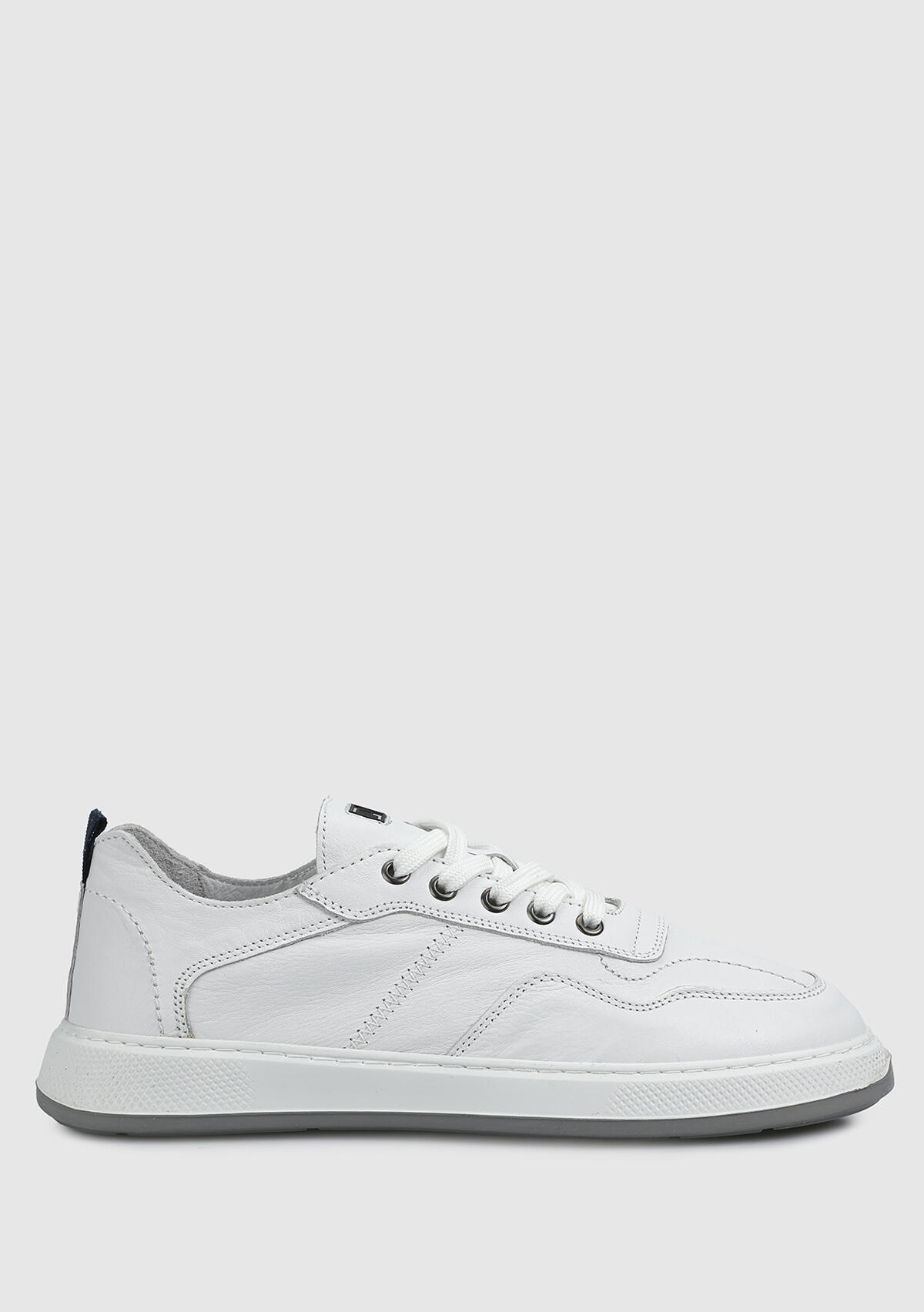 Beyaz Deri Erkek Sneaker