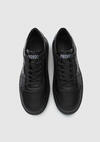 Siyah Deri Erkek Sneaker