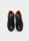 Siyah Deri Erkek Sneaker