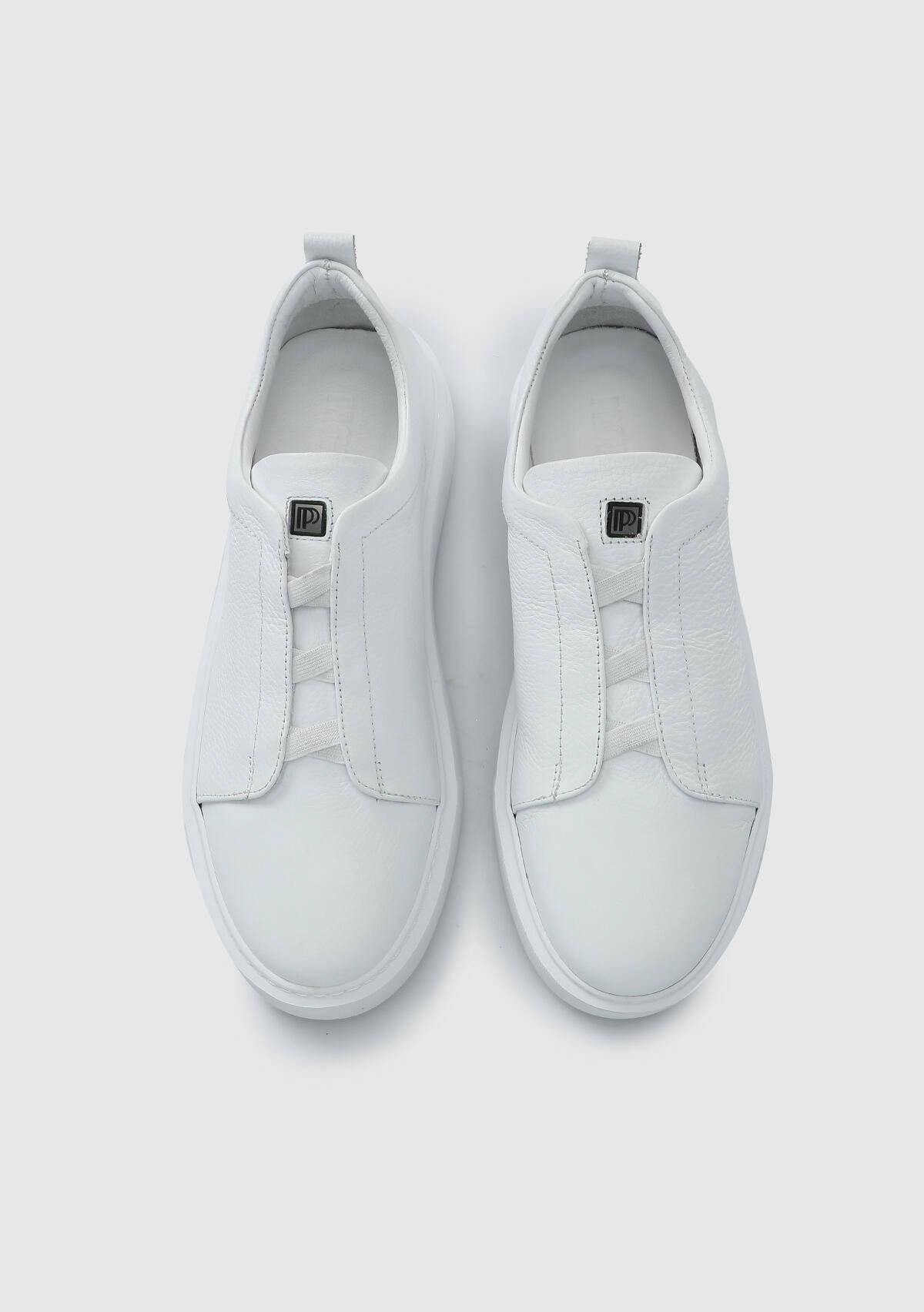 Beyaz Deri Erkek Sneaker