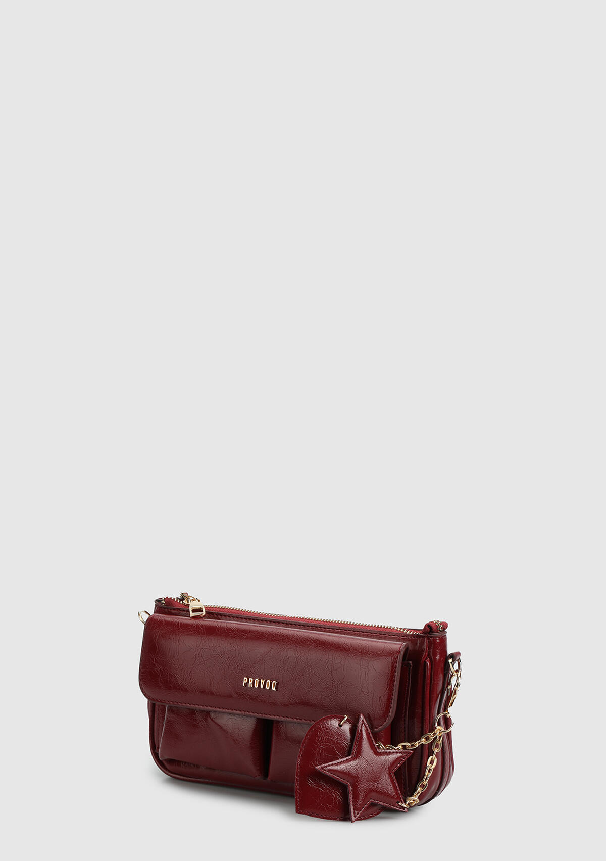 Bordo Kadın Çapraz Çanta