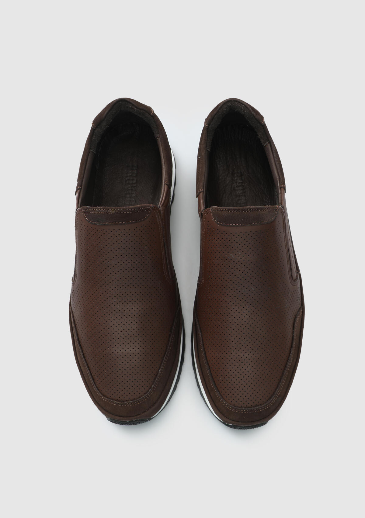 Kahve Deri Erkek Sneaker