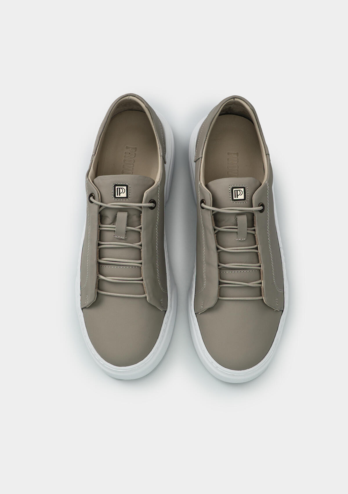 Vizon Deri Erkek Sneaker