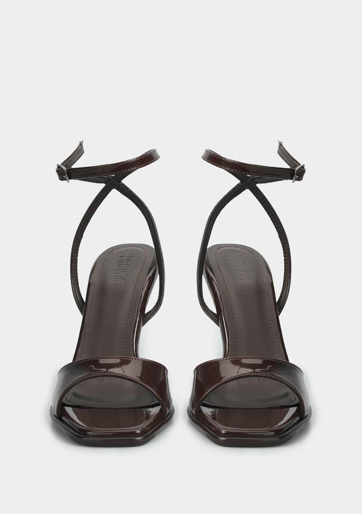 Kahve Kadın Topuklu Sandalet