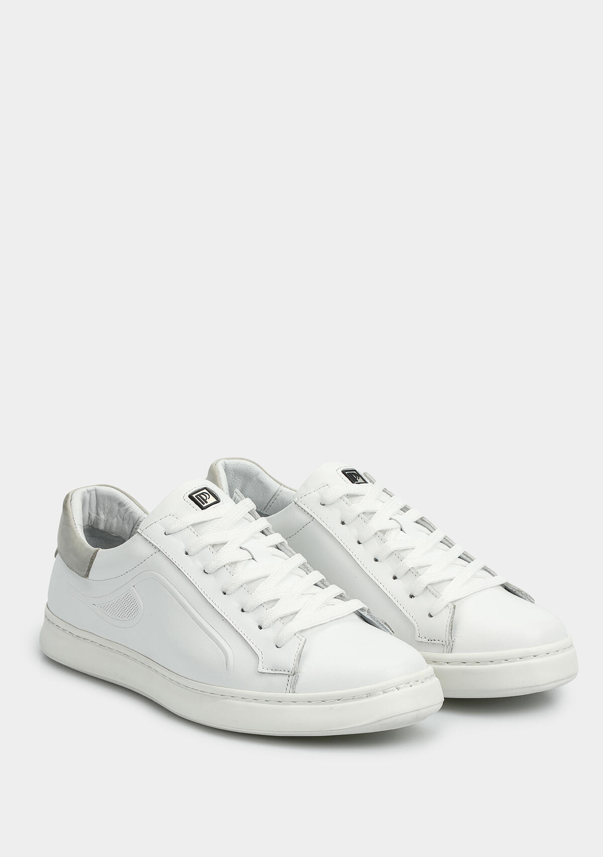 Beyaz Deri Erkek Sneaker