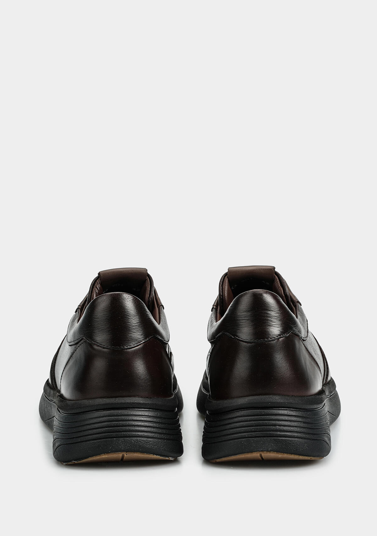 Kahve Deri Erkek Sneaker