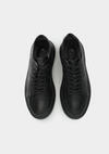 Siyah Deri Erkek Sneaker