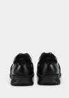 Siyah Deri Kadın Sneaker