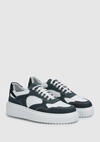 Mavi Deri Erkek Sneaker