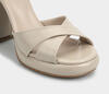 Bej Kadın Topuklu Sandalet