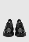 Siyah Deri Erkek Sneaker