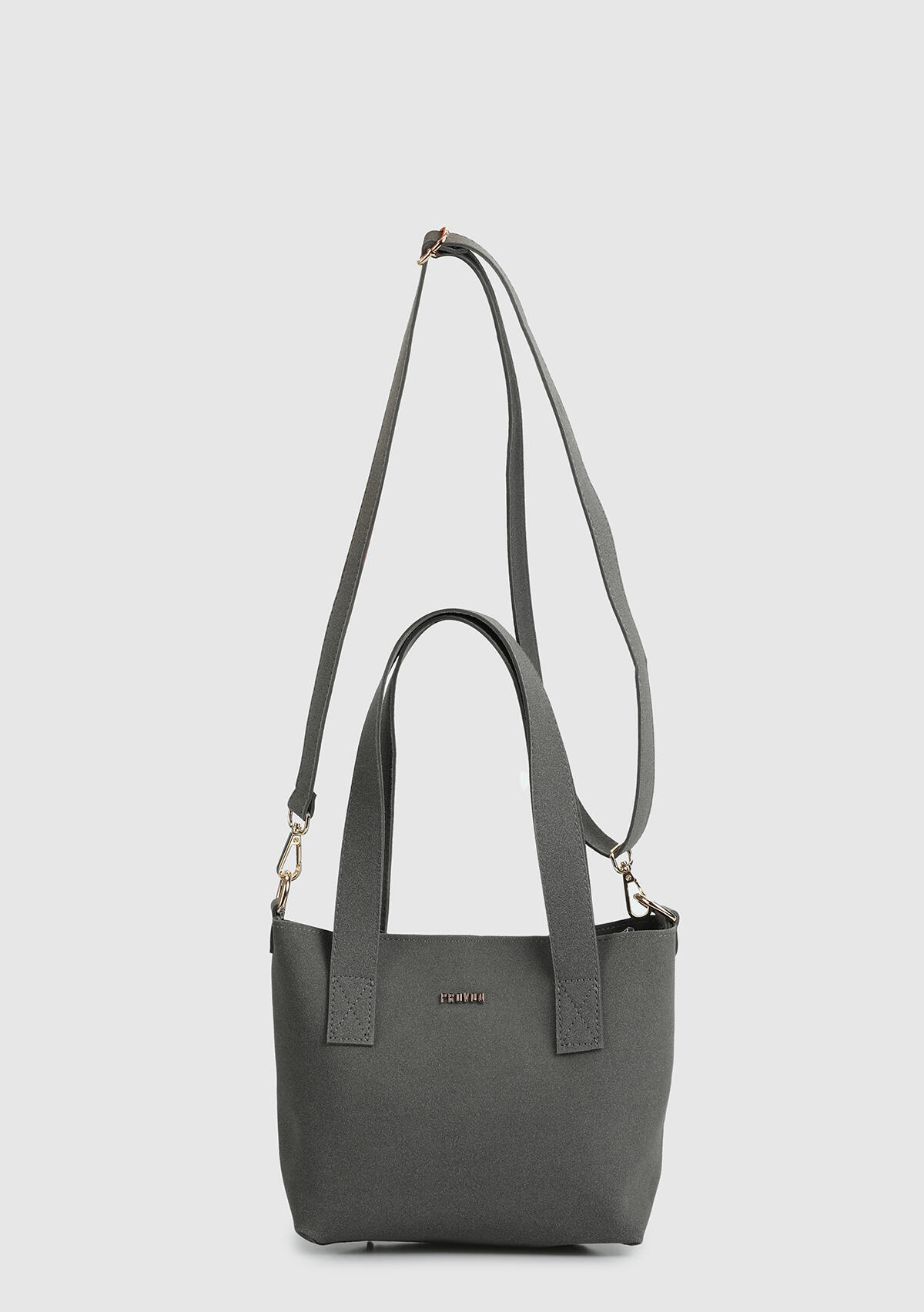 Gri Kadın Çapraz Çanta