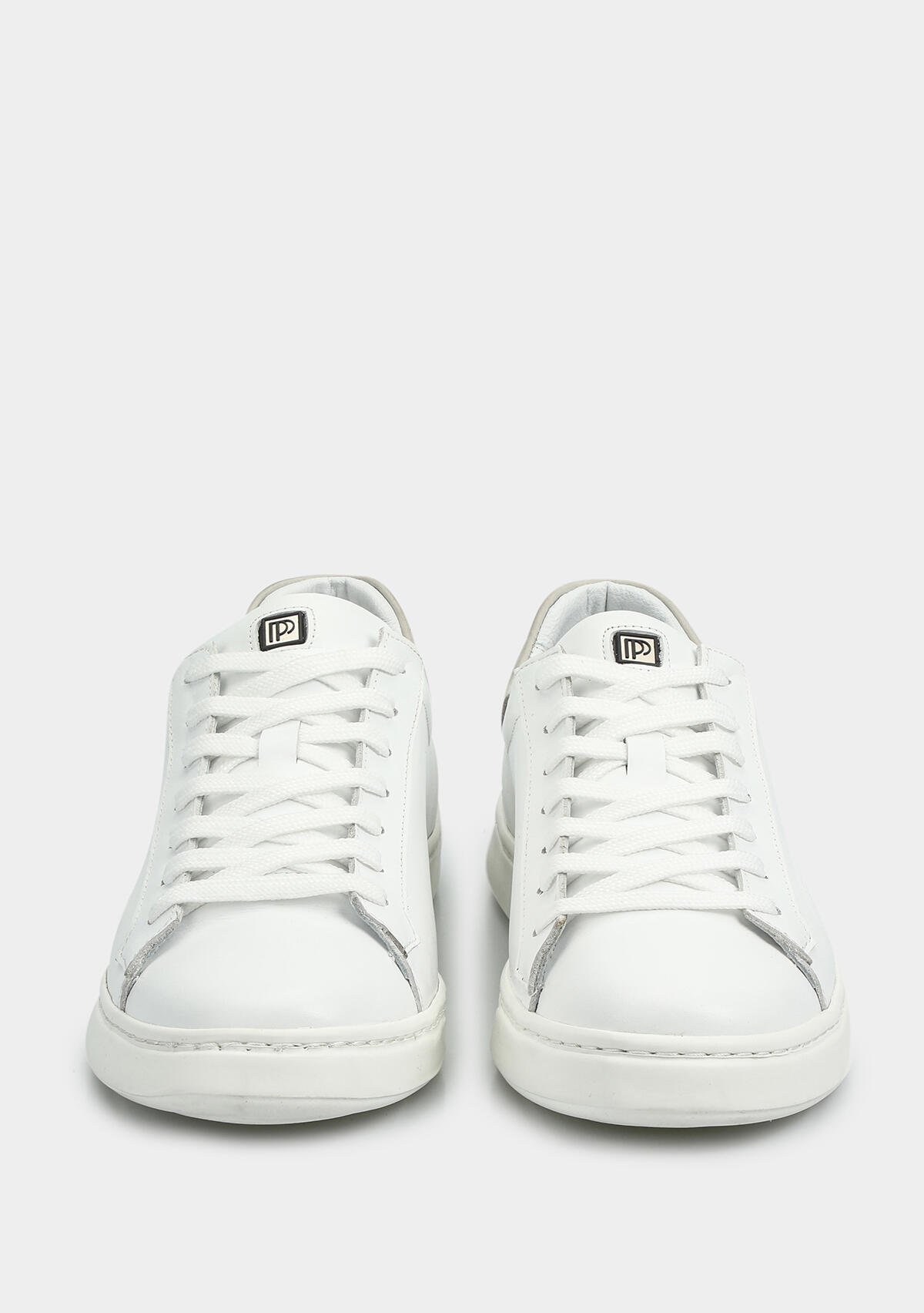 Beyaz Deri Erkek Sneaker