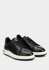 Siyah Deri Erkek Sneaker