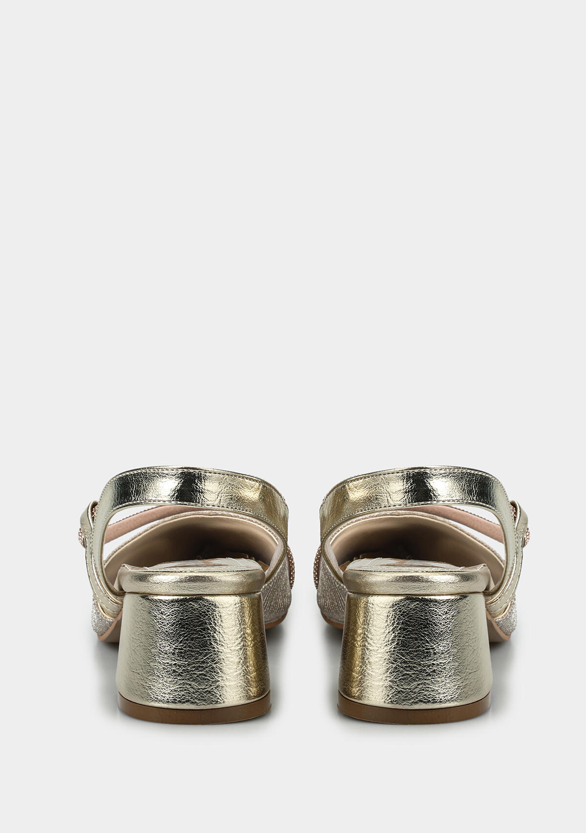 Altın Kadın Ayakkabı