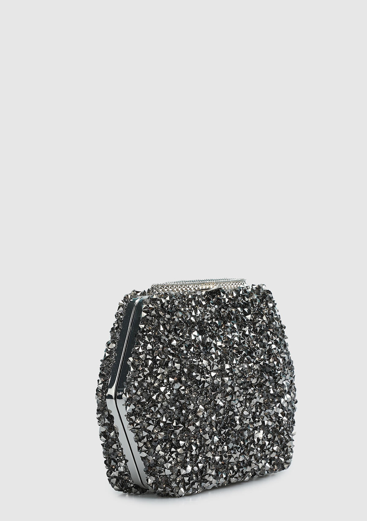 Platin Kadın Abiye Çanta