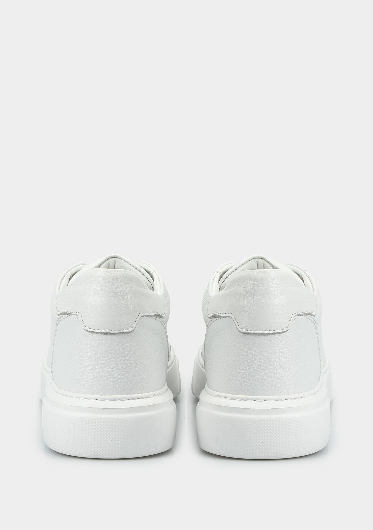 Beyaz Deri Erkek Sneaker