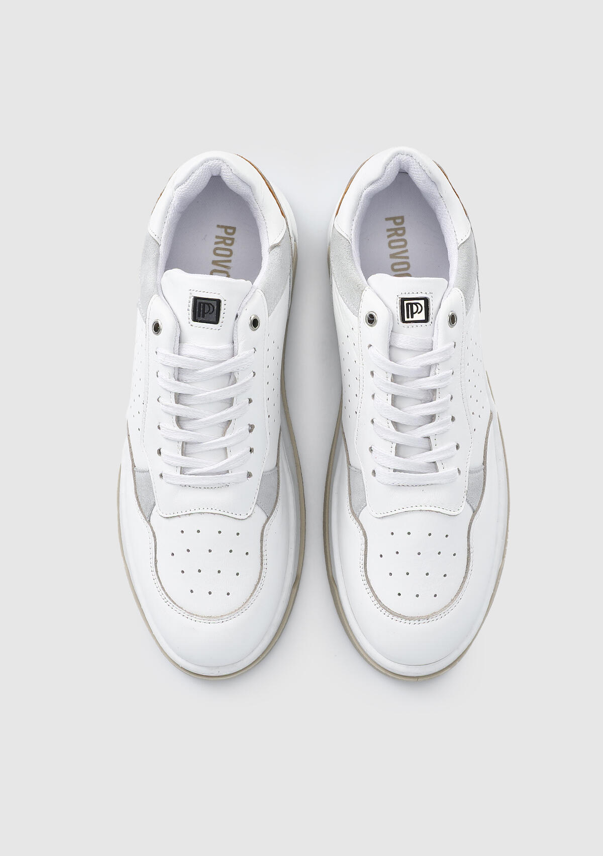 Beyaz Deri Erkek Sneaker