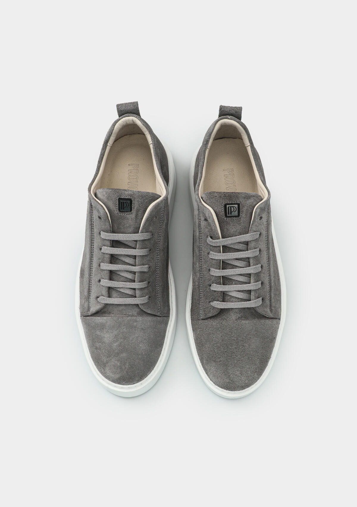 Gri Deri Erkek Ayakkabı