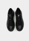 Siyah Deri Erkek Sneaker
