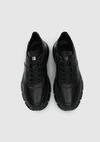 Siyah Deri Erkek Sneaker