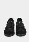 Siyah Deri Kadın Sneaker