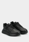 Siyah Deri Erkek Sneaker