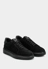 Siyah Deri Erkek Sneaker