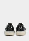 Siyah Deri Kadın Sneaker