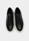 Siyah Deri Erkek Sneaker