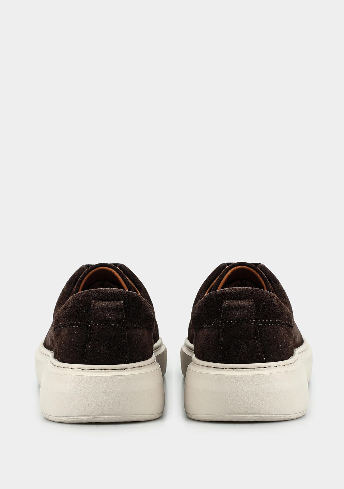 Kahve Deri Kadın Sneaker
