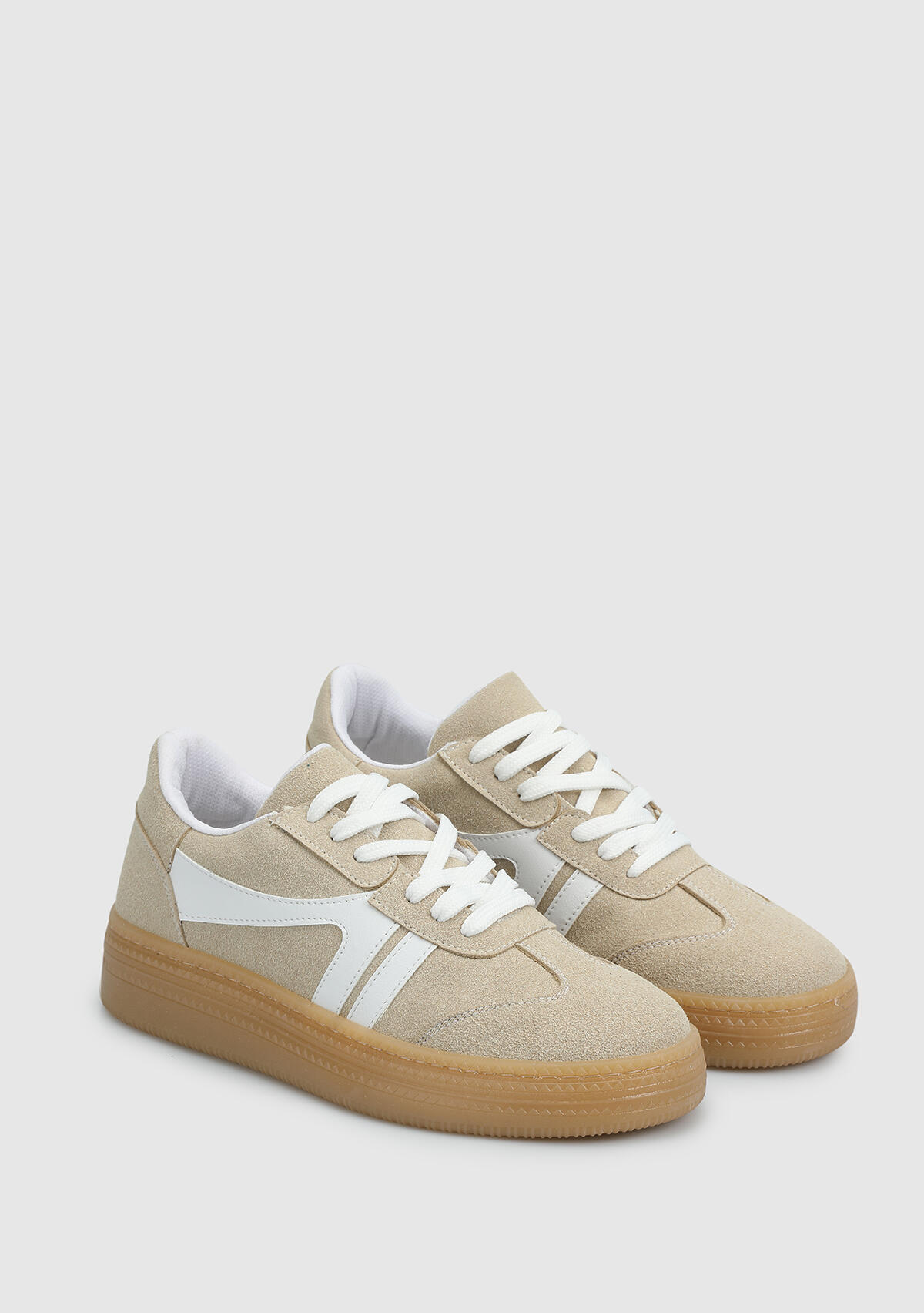 Bej Kadın Sneaker