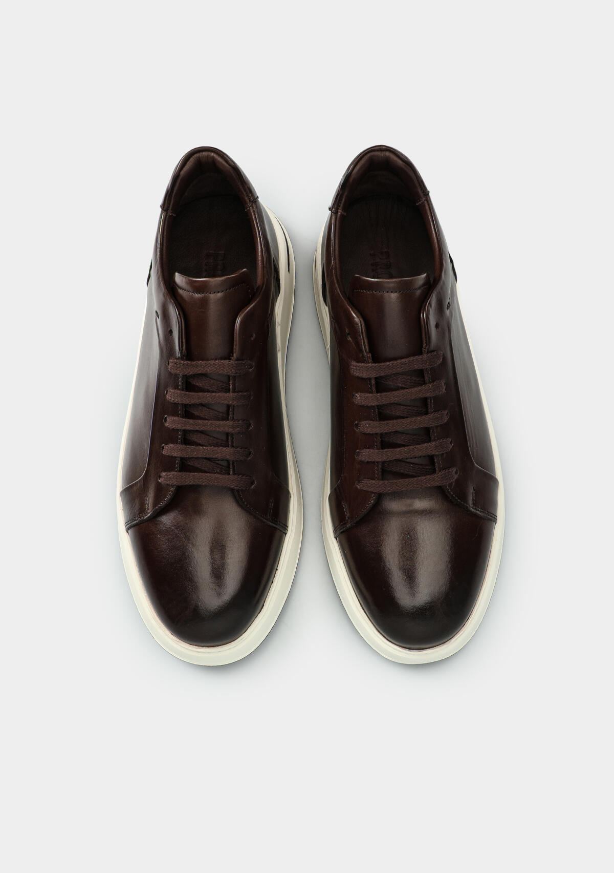 Kahve Deri Erkek Sneaker