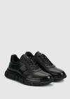 Siyah Deri Erkek Sneaker