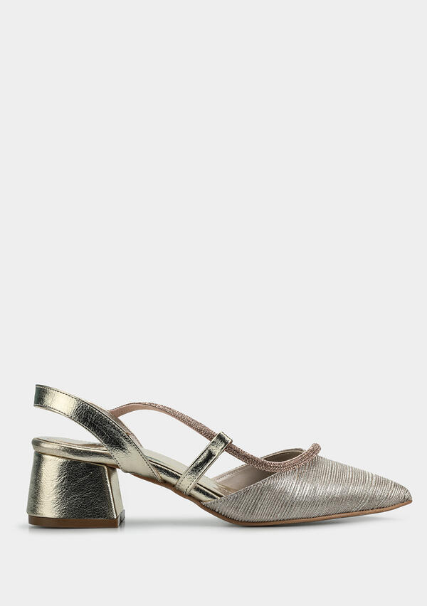 Altın Kadın Ayakkabı