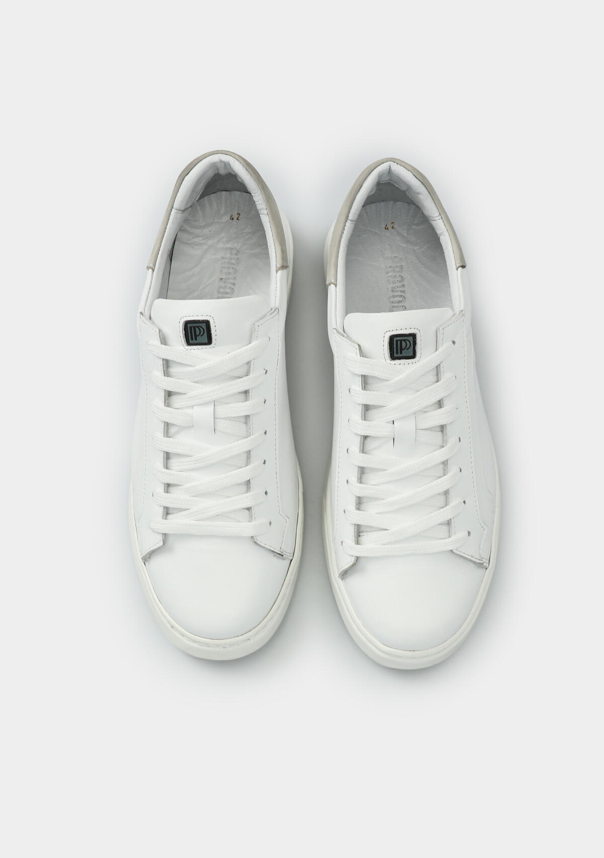 Beyaz Deri Erkek Sneaker