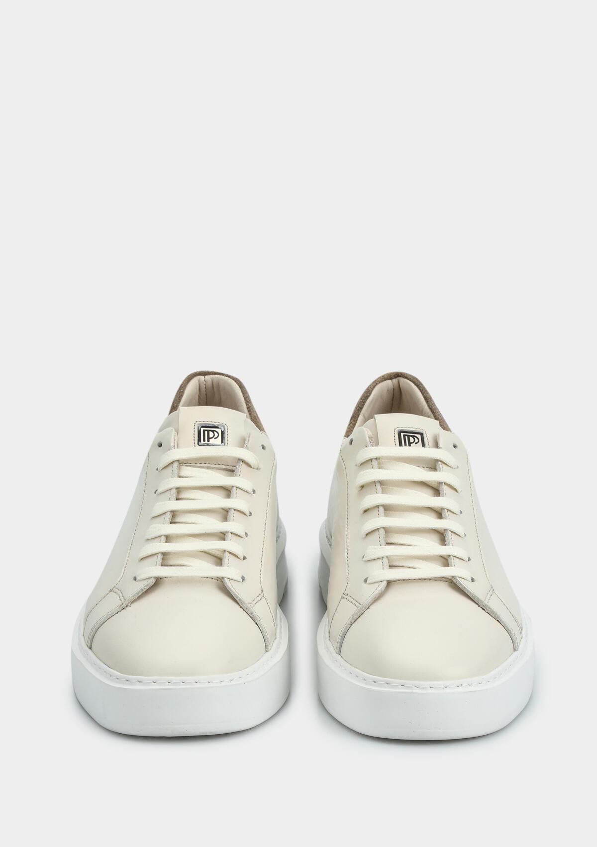 Krem Deri Erkek Ayakkabı