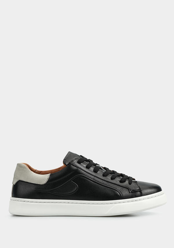 Siyah Deri Erkek Sneaker