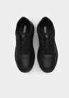 Siyah Deri Erkek Sneaker