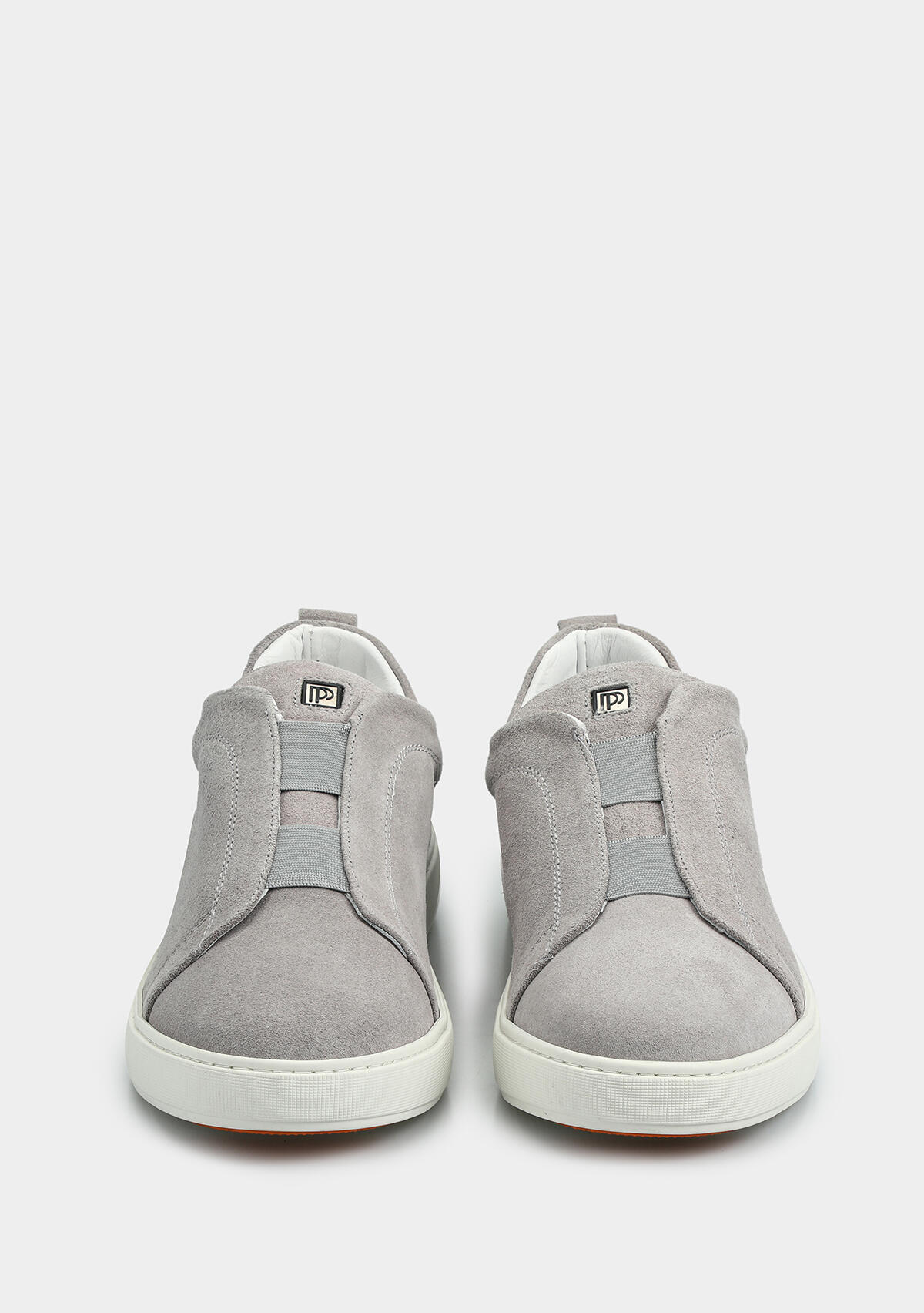 Gri Deri Erkek Sneaker