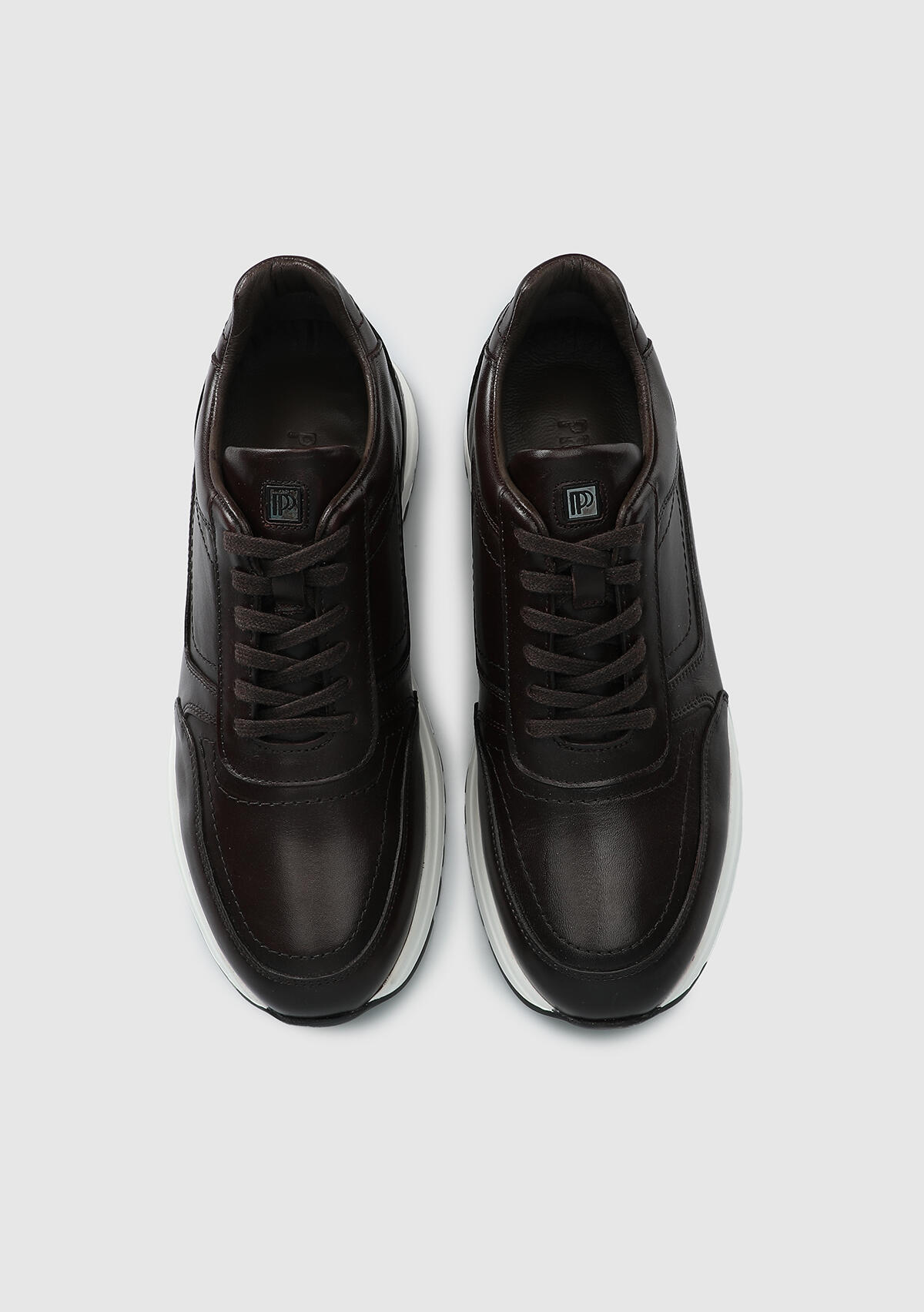 Kahve Deri Erkek Sneaker