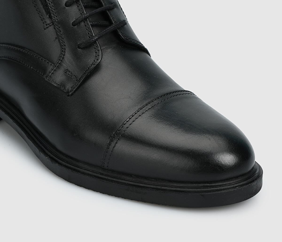 Siyah Deri Erkek Bot