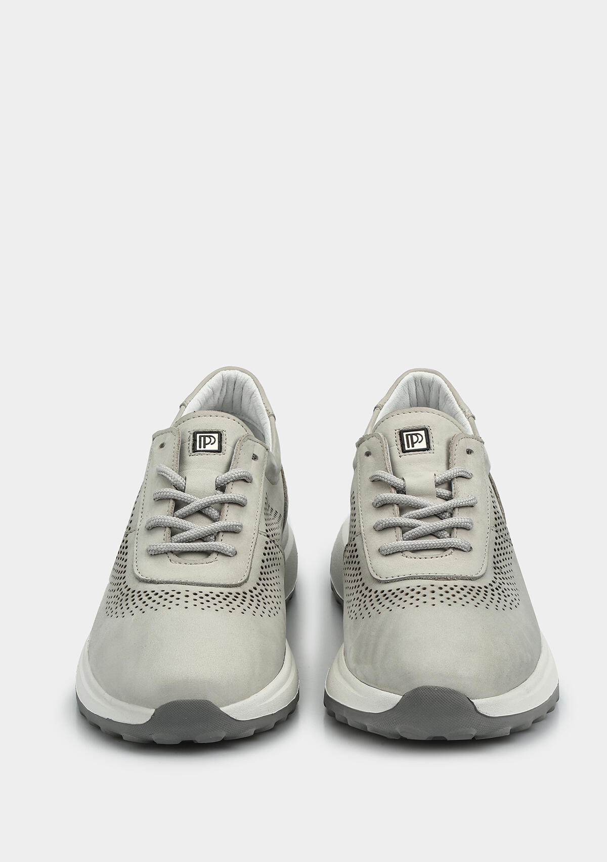 Bej Deri Erkek Sneaker