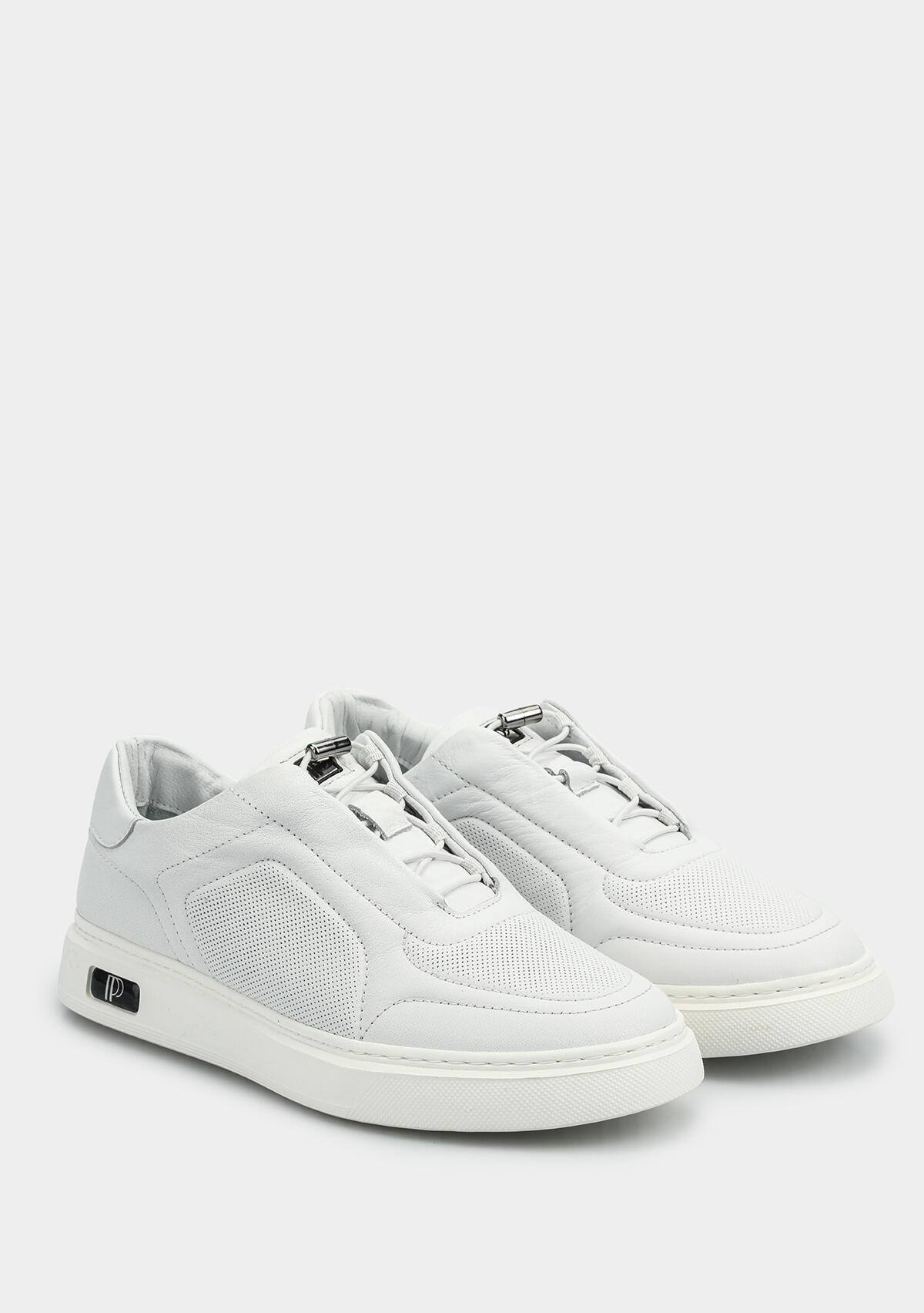 Beyaz Deri Erkek Sneaker