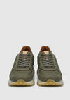 Haki Deri Erkek Sneaker