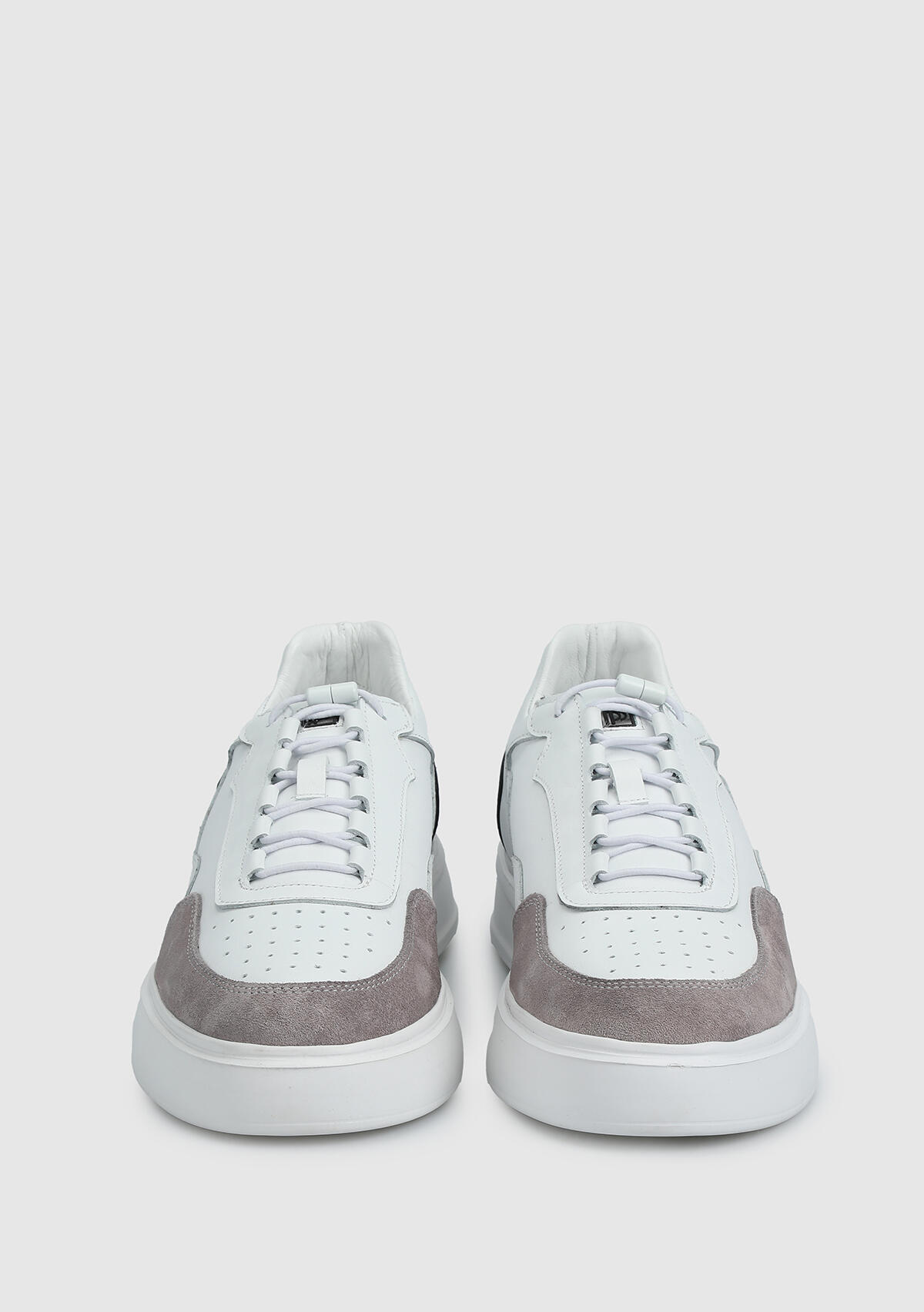 Beyaz Deri Erkek Sneaker