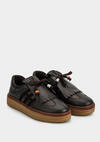 Kahve Deri Kadın Sneaker