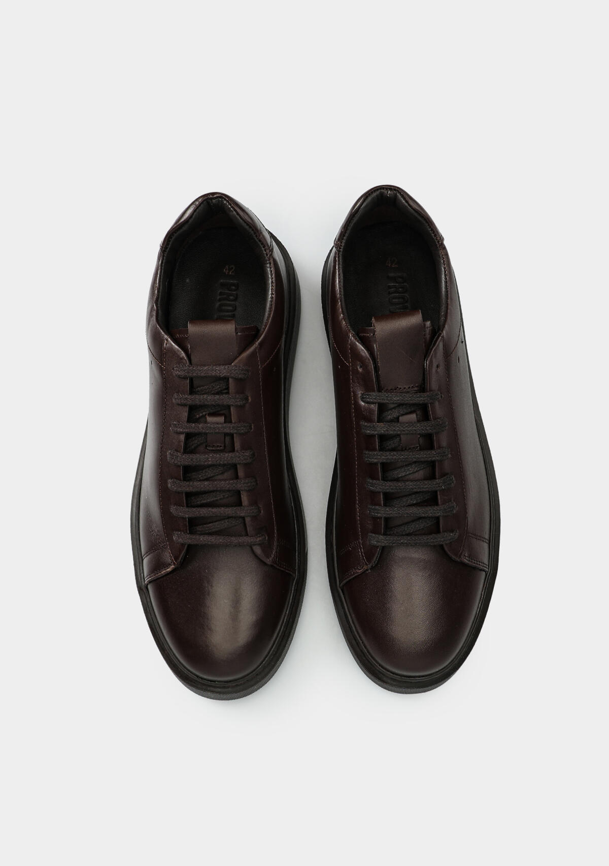 Kahve Deri Erkek Sneaker